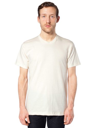 Unisex Organic Short-Sleeve Fine Jersey T-Shirt - NATURAL - 2XL