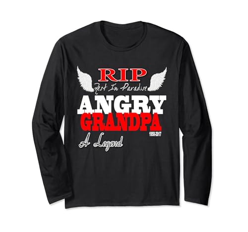RIP Angry Grandpa A Legend Long Sleeve Shirt
