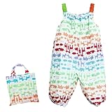 小川(Ogawa) kukkahippo お着替えらくらくプレイウェア アニマル 男の子 女の子 お砂場着 左右がわかる色違いの肩ゴム紐 裾部分にゴム入り 足が汚れにくい ボタンレス レインポンチョやブーツと同じ柄 83102