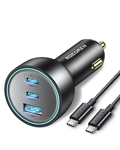 Rocoren J[`[W[ VK[\Pbg 165W 3|[g(PD3.1 140W /QC5.0 100W /PPSΉ) [\Pbg usb}[d  [d iPhone,Samsung, iPad, MacBookȂǑΉ 1M 24