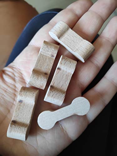 10 STKS railverbinding houten rail essentiële accessoires compatibel met Thomas houten rail, Brio wereldtrein, etc. - Image 7