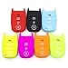 LIGHTKOREA 4 Button Silicone Smart Key Case Cover 1Pcs for Kia Soul Carnival Sedona NIRO Sorento Sportage Rio Forte Optima Cerato Koup (Pink)