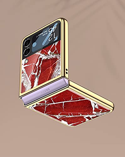 Coque Samsung Z Flip 3 5G marbre pour soirée et quotidien chic