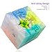 D-FantiX Qiyi Qiyuan S 4x4 Speed Cube Stickerless 4x4x4 Qiyi Jelly Cube Puzzle