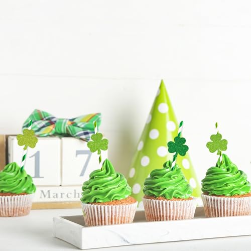 Pitillos de papel con diseño St. Patrick 60 unidades miniatura 6