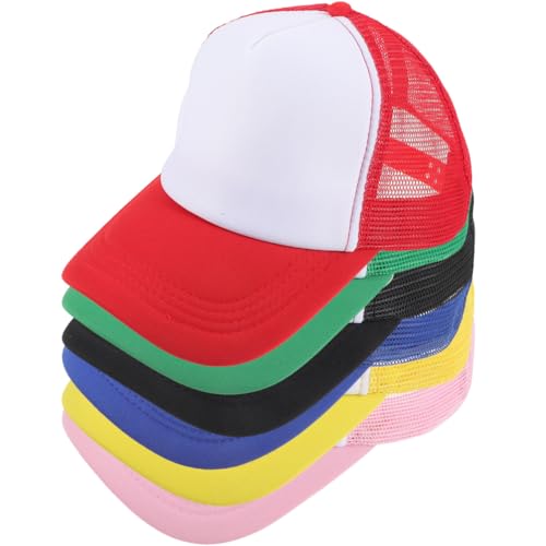 Gorras de béisbol de sublimación transpirables para proteger del sol en grupo lote de 6 1