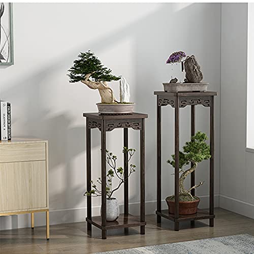 lekbakken voor plantenpotten Houten vaas basis plant display stand bloem plank chinese stijl indoor vloermaand houten… - Afbeelding 8