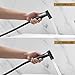 Purrfectzone Black Bidet Sprayer for Toilet, Handheld Shower Kit, Easy-to-Install Toilet Handheld Set, Hand Held Stainless Steel with Adjustable Flow, Cloth Diaper Sprayer Shattaf