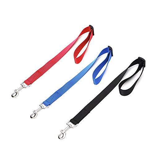 mewmewcat Ajustável Dog Grooming Belly Strap D-anéis Bathing Band Tamanho Livre Traction Belt (Red)