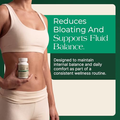 Image of Lymphatic Drainage Supplement - Lymphatic Drainage Capsules with Dandelion, Burdock, Cleavers & Echinacea, Supports Bloating, Fluid Balance & Daily Lymphatic Wellness - 60 Capsules