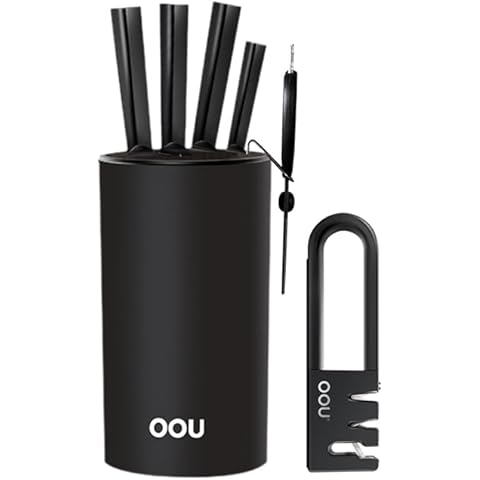 OOU!Kitchen knife set, rust-proof knife set, household cutting knife set, scissors, kitchenware set, knife combination Cover