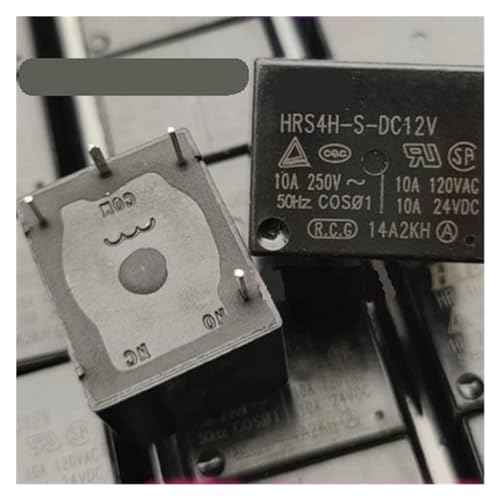 Relais HRS4H-S-DC12V 4PIN 12V 10A T73 commutateur électronique PCB 5 pièces