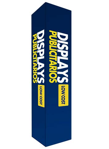 Totem Publicitario de 3 caras | 45x200cm | Expositor Publicitario | Desmontable