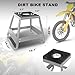 Motorcycle Stand Lift Dirt Bike Stand, Universal Panel Dirtbike Stand Jack Fit for Yamaha, for Honda and Suitable for Kawasaki, 1000LBS Capacity Removable Maintenance Motocross Stand Silver