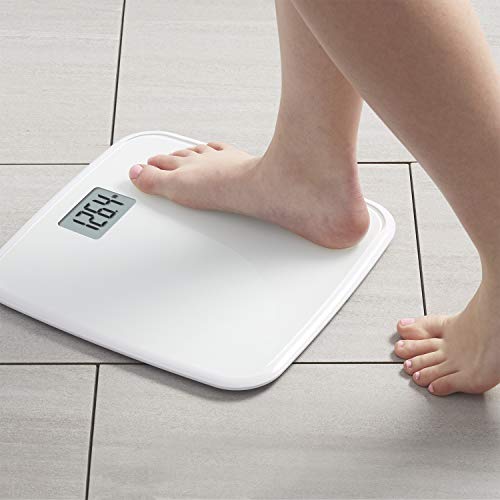 Báscula digital InstaTrack TS-701 ultra delgada blanca miniatura 3