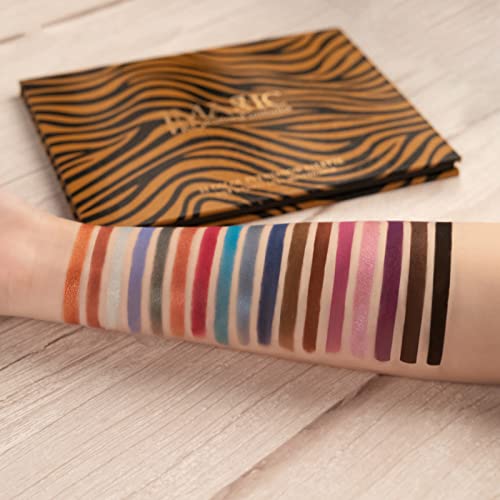 Image of Cosluxe Imagic Professional Cosmetic Eyeshadow Palette 42g, Zebra Pattern 35 Colors Eyeshadow Palette, Multicolor Matte & Shimmery Finish
