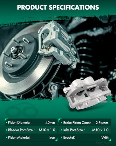 Image of SCITOO Front Right Disc Brake Caliper With Bracket 18B4967 | Fit For Cadillac,For Pontiac Models - For Bonneville 2004-2005,For CTS 2006-2007,For SRX 2004-2009,For STS 2005-2008 1PC