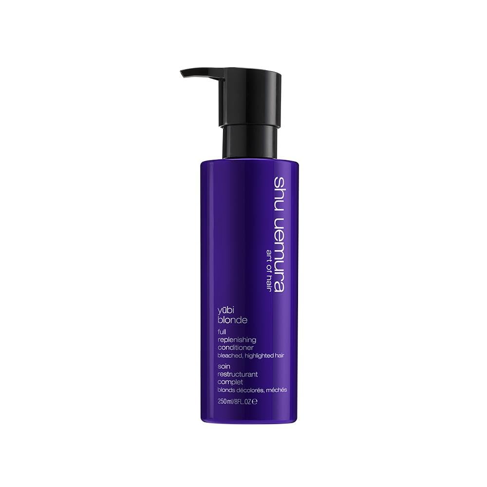 Shu Uemura, Yubi Blonde, Aufbauender Conditioner, Für blondiertes und gesträhntes Haar, Mit japanischer weißer Pfingstrose, Reparierend und pflegend, 250 ml