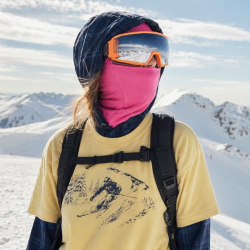 Image of Achiou Ski Mask for Men and Women, Lightweight UV Balaclava Face Cover