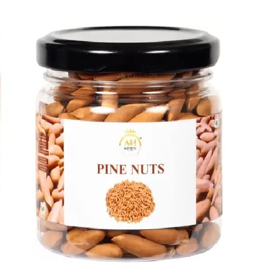 AESTHETIC HUB CHILGOZA/PINE NUTS Whole, Chilgoza big size (Pine Seeds