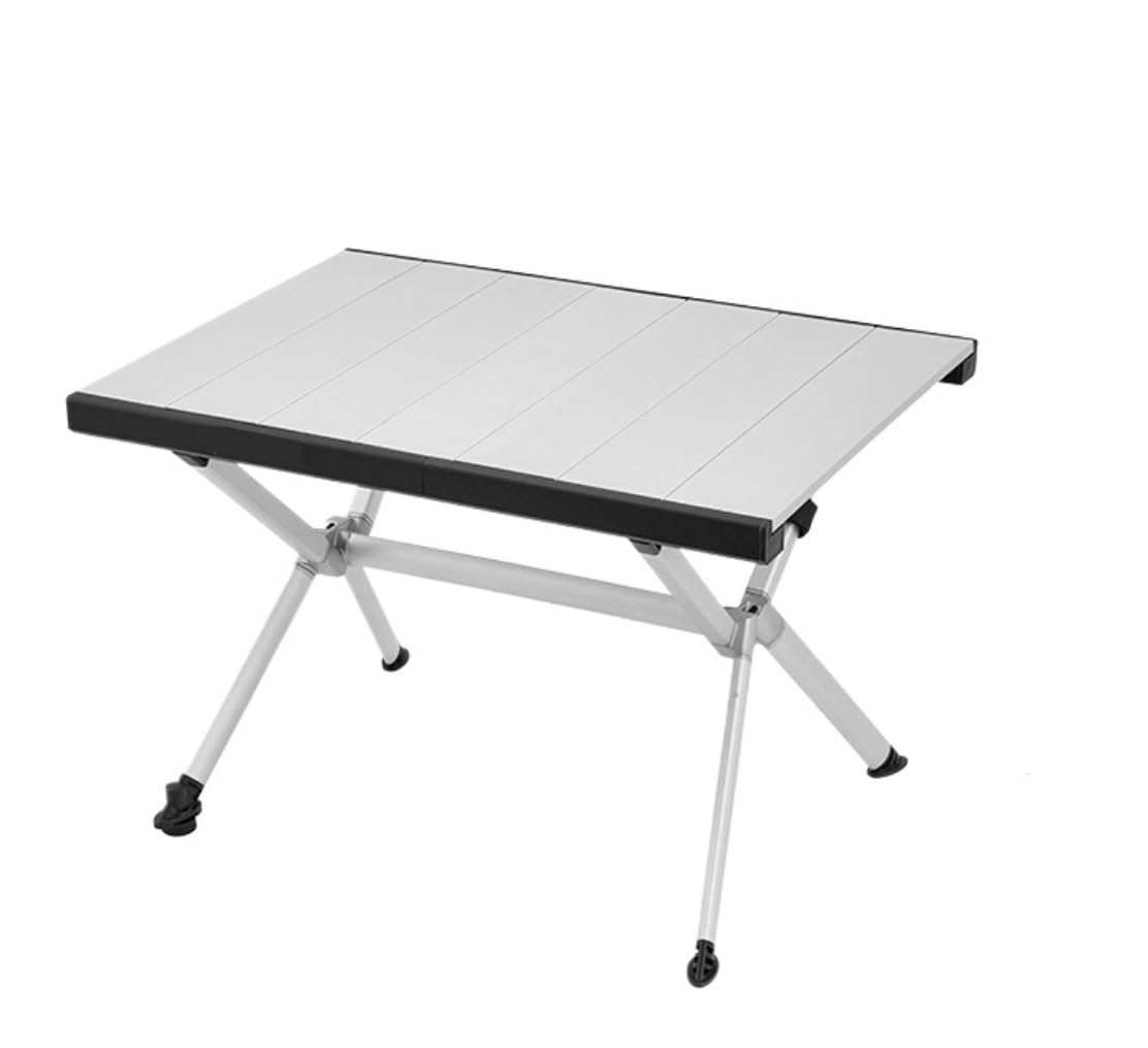 Mesa Auxiliar. Mesa Plegable portátil for Acampar, Ligera, Ultraligera, de Aluminio, con Bolsa Transporte, for Picnic y Senderismo