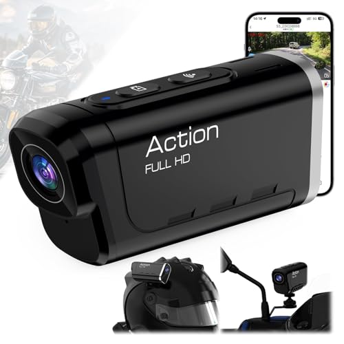 Amazon | 前後カメラ アクションカメラ 4K ウェアラブルカメラ バイク