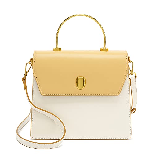 Scarleton Gold Top Handle Satchel Purses for Women, Handbags for Women, Crossbody Bags for Women, Shoulder Bag Purse…