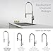 Kraus KPF-1650 Modern Nola Single Lever Commercial Style Kitchen Faucet, Chrome