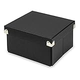 Samsill PNS02LSBK Pop n' Store Decorative Storage Box With Lid