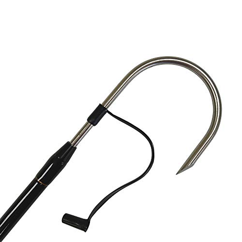 image for EatMyTackle Classic Hooked Gaff | Stainless Steel - Fiberglass Handle 