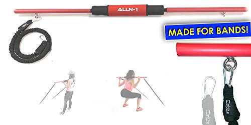 ALLN-1: Resistance Band Bar - Turn Basic Resistance Bands into a Complete Home