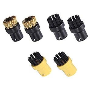 Creely 6 Stoom Reinigingsborstel Nylon Varkenshaar Doek Stoomreiniger Onderdelen voor SC1 SC2 SC3 SC4 SC5 SC7