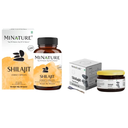 Shilajit Bundle - Contains Shilajit Extract Capsules And Natural Shilajit Resin #TOP19