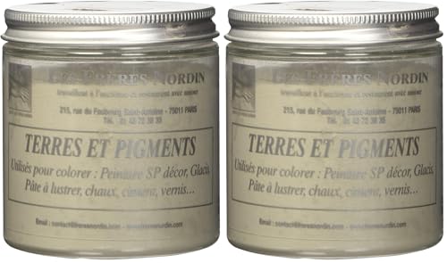 Terre Pigment Gris Souris Les Frères Nordin 418138 colorant naturel peinture chaux - 2