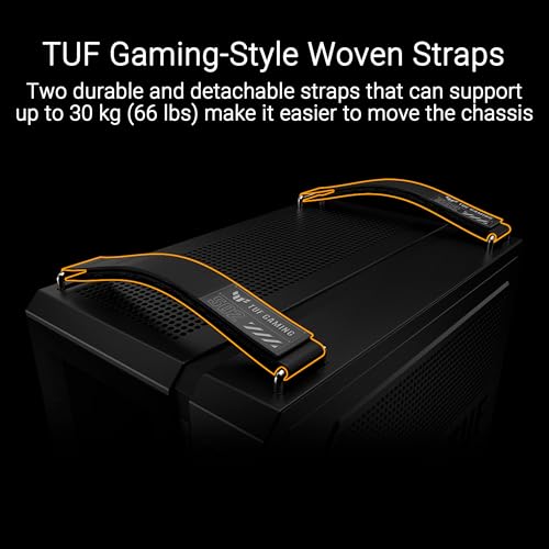 Image of ASUS TUF Gaming GT502 Horizon ARGB White Edition: Dual-Chamber PC Case, Panoramic Design, 4 Pre-Installed ARGB Fans, 360mm Radiator Support
