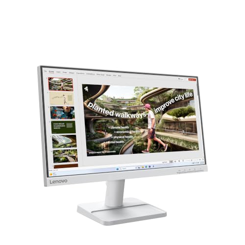 Image of Lenovo L22-42 | 21.5 inch (54.6cm) FHD (1920x1080) IPS 100Hz Monitor | 4ms, AMD FreeSync, 99% sRGB, 1xHDMI 1.4, 1xVGA| Tilt | Cloud Grey | 68FAKAC6IN