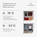 Klarstein Irene Mini-Gefrierschrank, 31L Kühl-/Gefrierkombination Mit Temperaturregelung -24 °C bis 10 °C, Energieeffizient, Leise 38 dB Für Schlafzimmer & Kleine Räume, Kompaktes Design