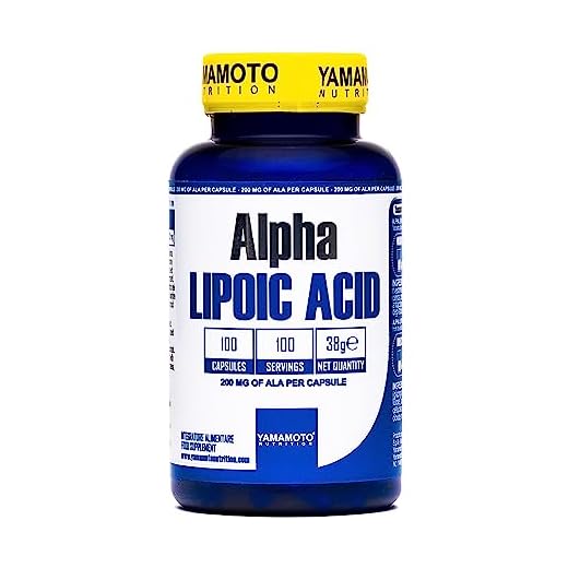 YAMAMOTO NUTRITION Alpha LIPOIC ACID 100 cápsulas