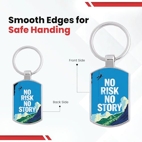 Image of Premium Printed Metal Keychain for Men & Women | High-Definition Artwork Print | Durable Key Ring for Car, Bike, Home & Office Keys | Stylish Decorative Key Holder Gift