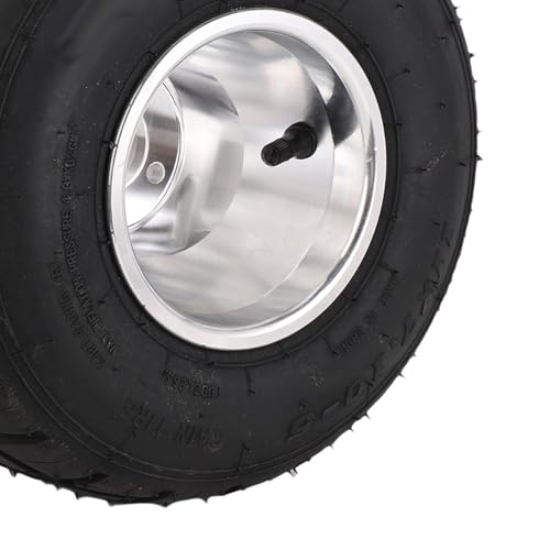 Reifen und Felge 11 x 7,10 5, 1 Packung schlauchlose Hinterreifen mit Aluminiumrad für ATV UTV Go-Kart-Wagen, Stabilitätskontrolle im Low-Profile-Design