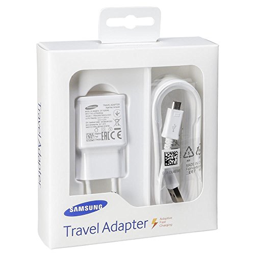 Samsung EP-TA20EWEUGWW Carica-batterie di Tipo Fast Charger per Galaxy S6 , S6 edge, Bianco