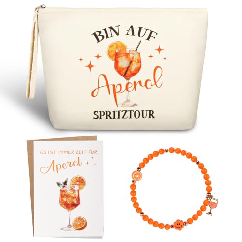 TUZELIYA APG-Kosmetiktasche Aperol Geschenkset