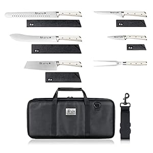 Cangshan S1 Series 1023718 German Steel Forged 7-Piece BBQ Knife Set