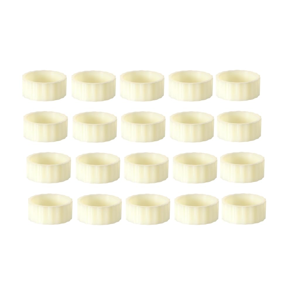 CTRLZS 20 Pack Candle Hugger Grips Candle Rings Candle Holders for Taper Candles and Candle Cups Weddings and Home Decor Gifts