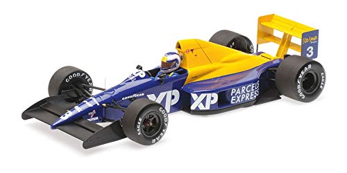 Minichamps 1:18 Tyrrell Ford 018 - Jonathan Palmer - 1989 French GP, Blue
