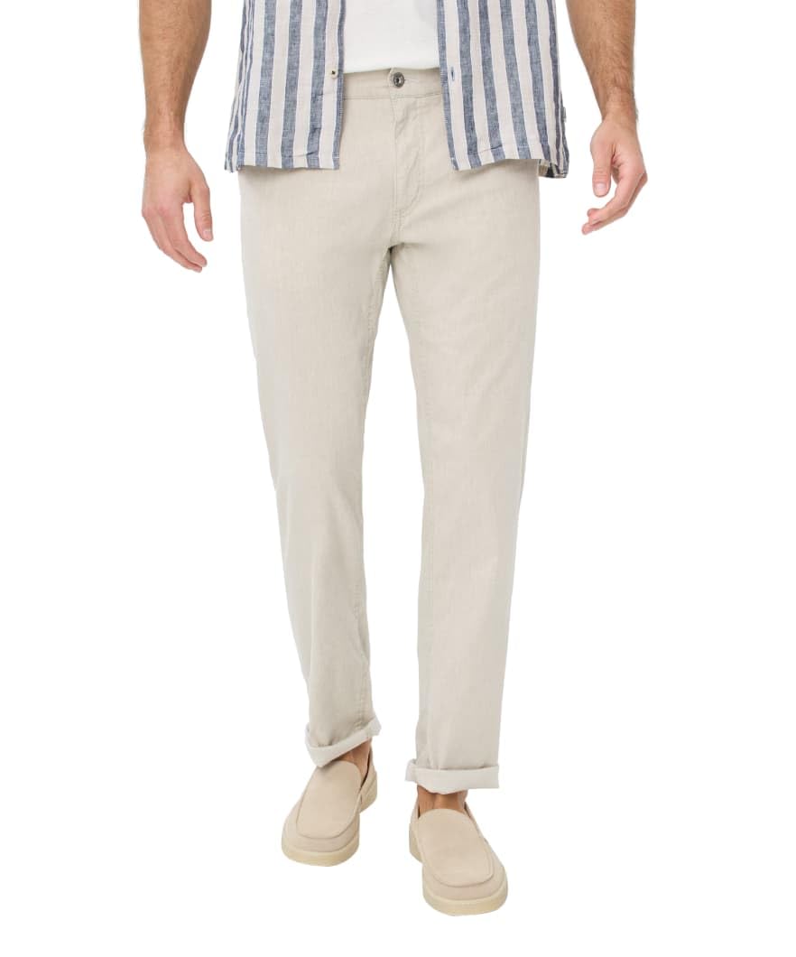 Brax Herren Hose Style Cooper L Linen Cotton Strecht
