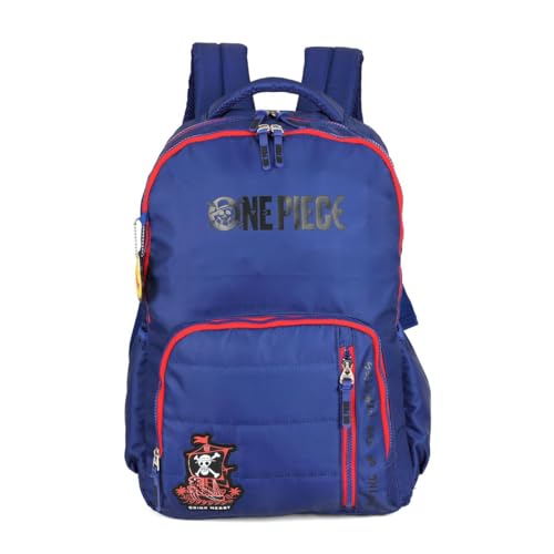 Mochila Juvenil One Piece Náilon com Chaveiro