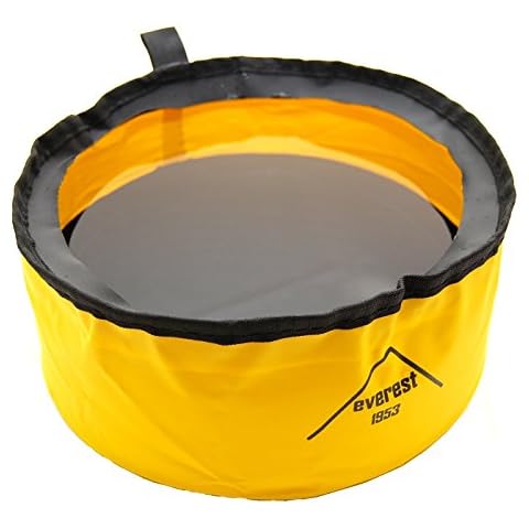 5 litre folding bowl, everest1953, mini pack size 84 grams, robust folding basin Cover