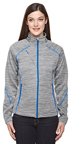 North End Sport Ladies Flux Mélange Bonded Fleece Jacket
