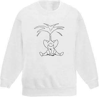 Azeeda 'Elephant Squirting Water' Kid's Sweatshirt/Jumper (7-8 Years) (KW00024417)